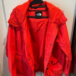 North Face rain coat